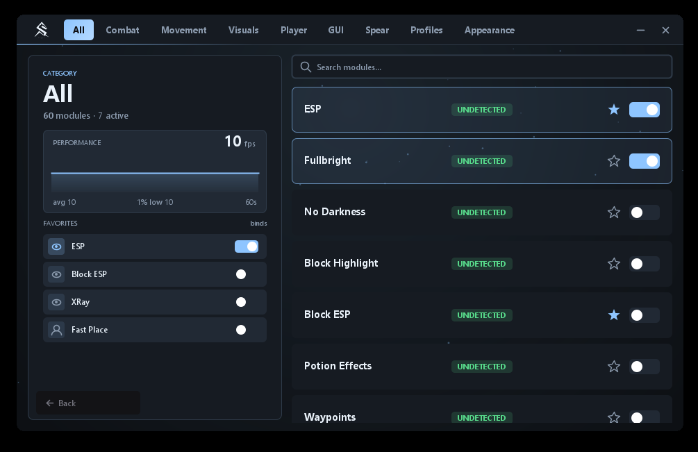 Summit launcher inject screen, attaching to a running Fabric client with one click